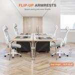 Ergonomic High-Back Mesh Office Chair with Wheels