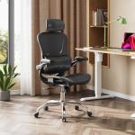 DEVAISE Ergonomic Black Home Office Desk Chair