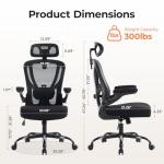 Ergonomic Office Chair with Adjustable Lumbar Support