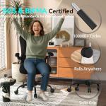 Ergonomic Office Chair with Lumbar Support and Cushion