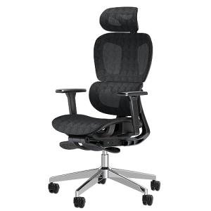 Ergonomic Office Chair with Adjustable Headrest and Footrest