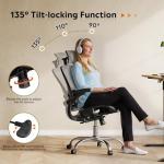 DEVAISE Ergonomic Black Home Office Desk Chair