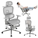 High Back Mesh Ergonomic Office Chair with Footrest