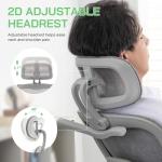 High Back Mesh Ergonomic Office Chair with Footrest