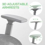 High Back Mesh Ergonomic Office Chair with Footrest