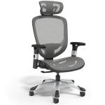 STAPLES Hyken Ergonomic Swivel Task Chair, Adjustable with Breathable Mesh & Lumbar Support, Perfect for Home & Office, Charcoal Gray