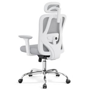 DEVAISE White Ergonomic Office Chair