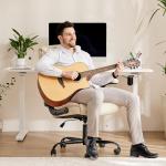 Sweetcrispy Ergonomic Office Chair with Flip Arms