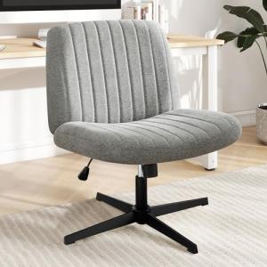 DUMOS Ergonomic Adjustable Desk Chair Without Arms