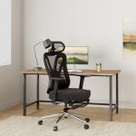 Hbada Ergonomic Office Chair with Lumbar Support and Footrest