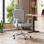 DEVAISE White Ergonomic Office Chair