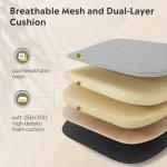 DEVAISE White Ergonomic Office Chair