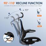 GABRYLLY Mesh Ergonomic Office Chair, Adjustable Arms