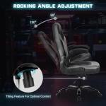 Ergonomic Gaming Office Chair for Adults - Grey