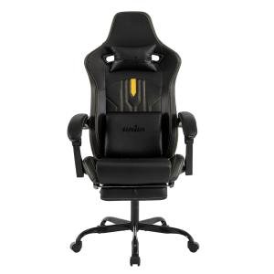 Ergonomic Gaming Chair with Footrest and Massage