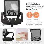 Home Office Chair Desk Computer Chair Adjustable Ergonomic with Lumbar Support