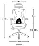 Autonomous ErgoChair 2 (now ErgoChair Pro) Cool Gray Ergonomic Desk Chair