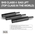 Abeeha Office Chair Ergonomic Black Lumbar Desk Mesh Chair, with – Headrest