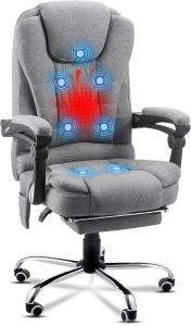 YODOLLA Ergonomic Reclining Chair with Heat & Massage