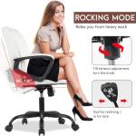 Ergonomic PU Leather Home Office Task Chair