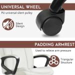 Ergonomic PU Leather Home Office Task Chair