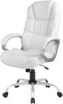 Adjustable High Back Ergonomic Office Chair, White