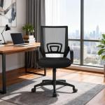 Ergonomic Office Chair Mid Back Swivel Desk Chair Adjustable