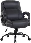 Big and Tall Office Chair 400lbs Wide Seat Ergonomic Desk Chair with Lumbar Arms