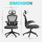 High Back Ergonomic Computer Chair with Lumbar Support