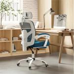 Swivel Mesh Office Chair Ergonomic with Adjustable High Back and Lumbar Support