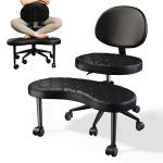 Home Office Chair Ergonomic Computer Desk Chair with Lumbar Support Cross Legged