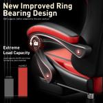 Ergonomic Gaming Chair with Footrest and Headrest