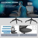 High Back Ergonomic Computer Chair with Lumbar Support