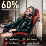 Ergonomic Gaming Chair with Footrest and Headrest