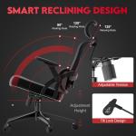 Adjustable Ergonomic Office Chair with Lumbar Support