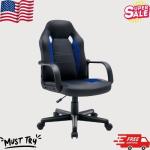 Ergonomic Gaming Chair, PU Leather Office Racing Chair for Adults & Teens