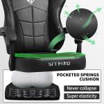 Gaming Chair with Footrest- Ergonomic Gaming Chairs for AdultsBig and Tall Chair