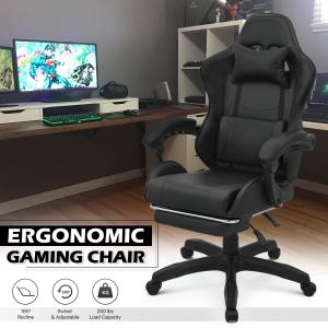 Ergonomic Reclinable Gaming Chair with Lumbar Support
