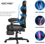 ELECWISH Ergonomic Gaming Chair with Lumbar Support