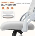 Ergonomic Mesh Office Chair Adjustable Swivel Lumbar Support