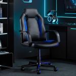 Ergonomic Gaming Chair, PU Leather Office Racing Chair for Adults & Teens