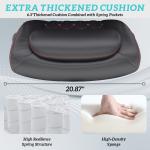 Big and Tall  Office Chair Ergonomic Leather Computer Desk Chair with Footrest