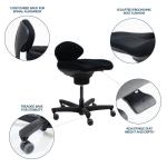 CoreChair Black Ergonomic Active Sitting Office Chair