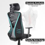 Adjustable Ergonomic Mesh Office Chair with Headrest
