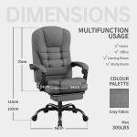 High Back Ergonomic Fabric Task Office Chair