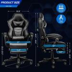 ELECWISH Ergonomic Gaming Chair with Lumbar Support