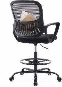 Tall Ergonomic Drafting Chair for Standing Desks