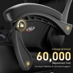 Ergonomic Gaming Chair with Lumbar Support & Footrest