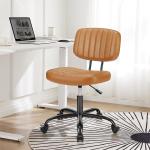 Ergonomic Armless Desk Chair with Lumbar Support