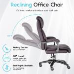Ergonomic Big & Tall Office Chair in Brown